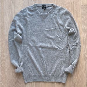J.Crew Cashmere Crewneck Sweater - Grey